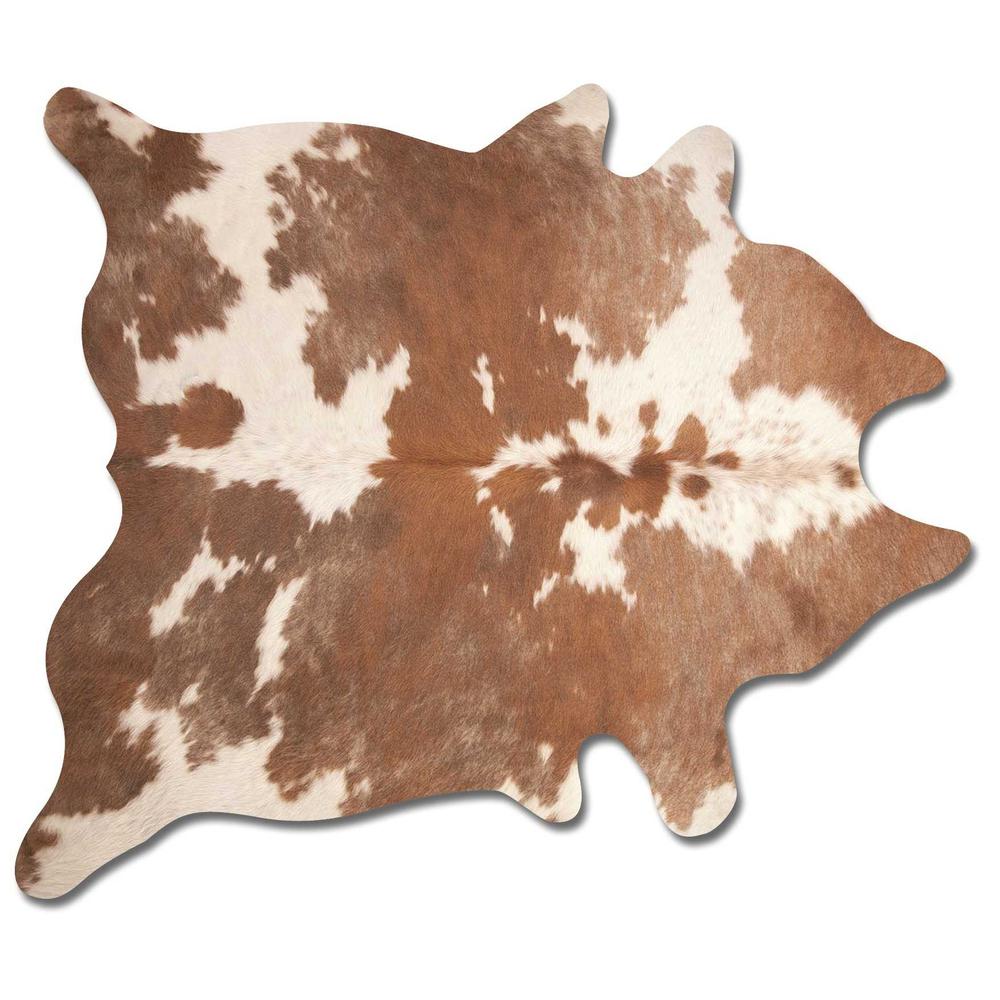 72" x 84" Brown and White, Cowhide - Rug - 293173. Picture 5
