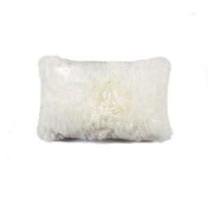 12" x 20" x 5" Natural Sheepskin  Pillow - 294272. Picture 2