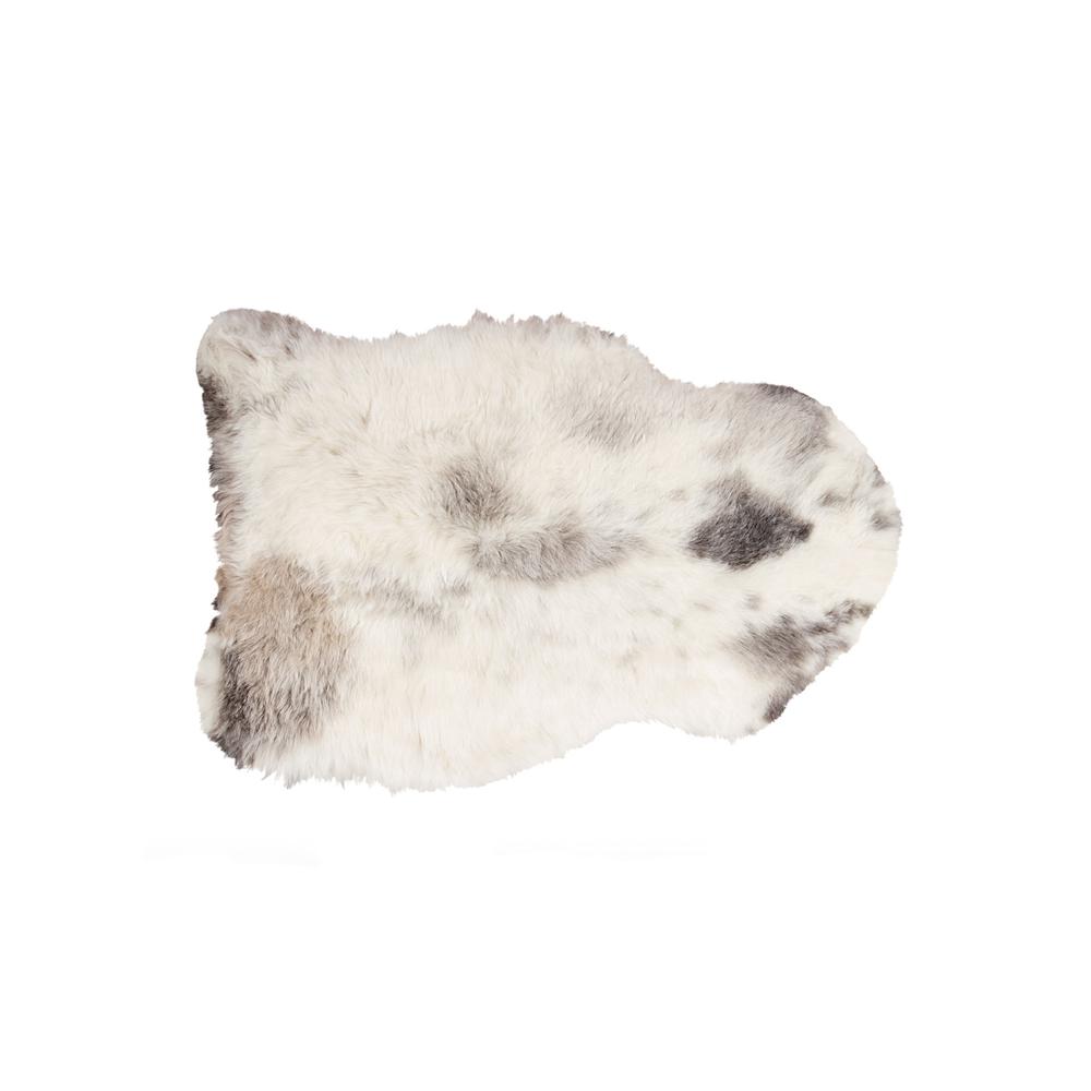 24" x 36" x 1.5" x 2" Spotted Sheepskin Single Short-Haired - Area Rug - 316906. Picture 4