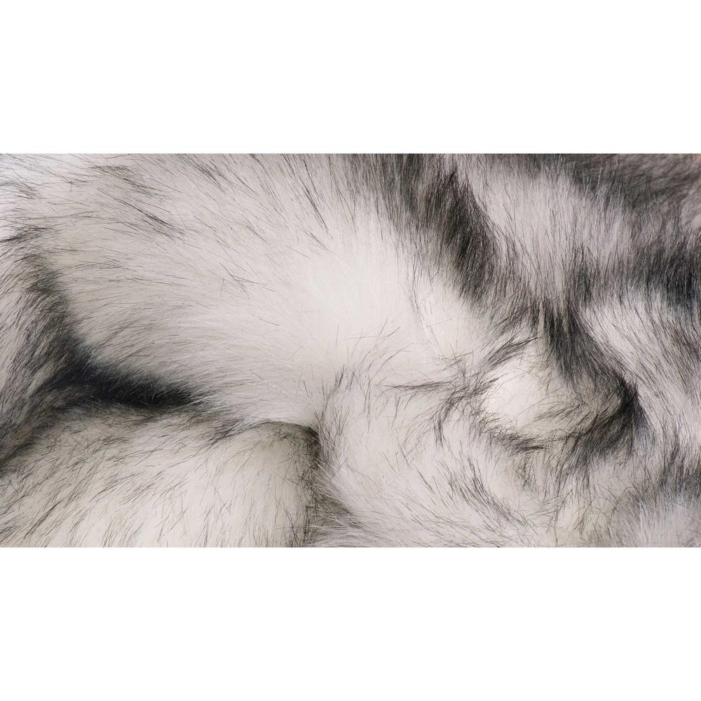 3' x 5' Ombre Gray Faux Fur - 317174. Picture 5