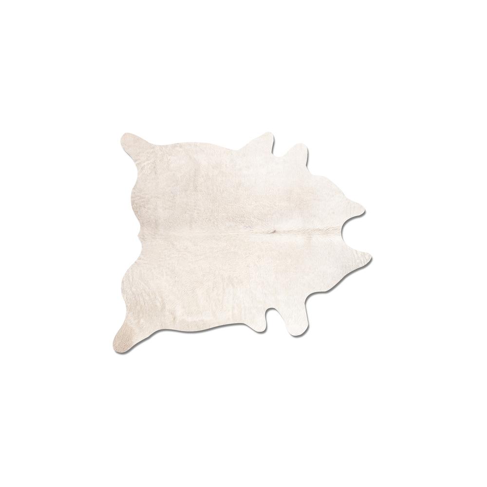 60" x 84" Off White Cowhide  Rug - 317302. Picture 3