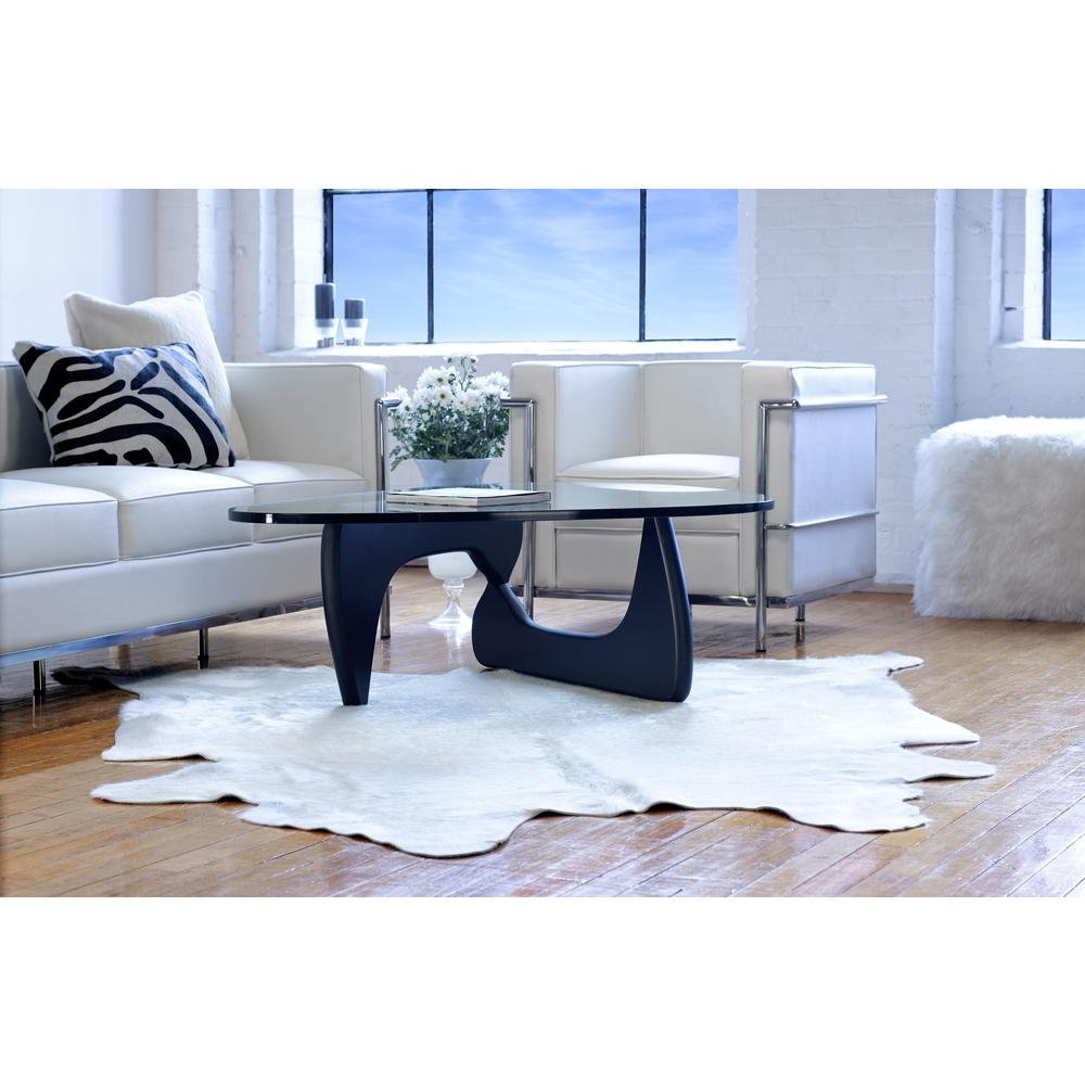 60" x 84" Off White Cowhide  Rug - 317302. Picture 4