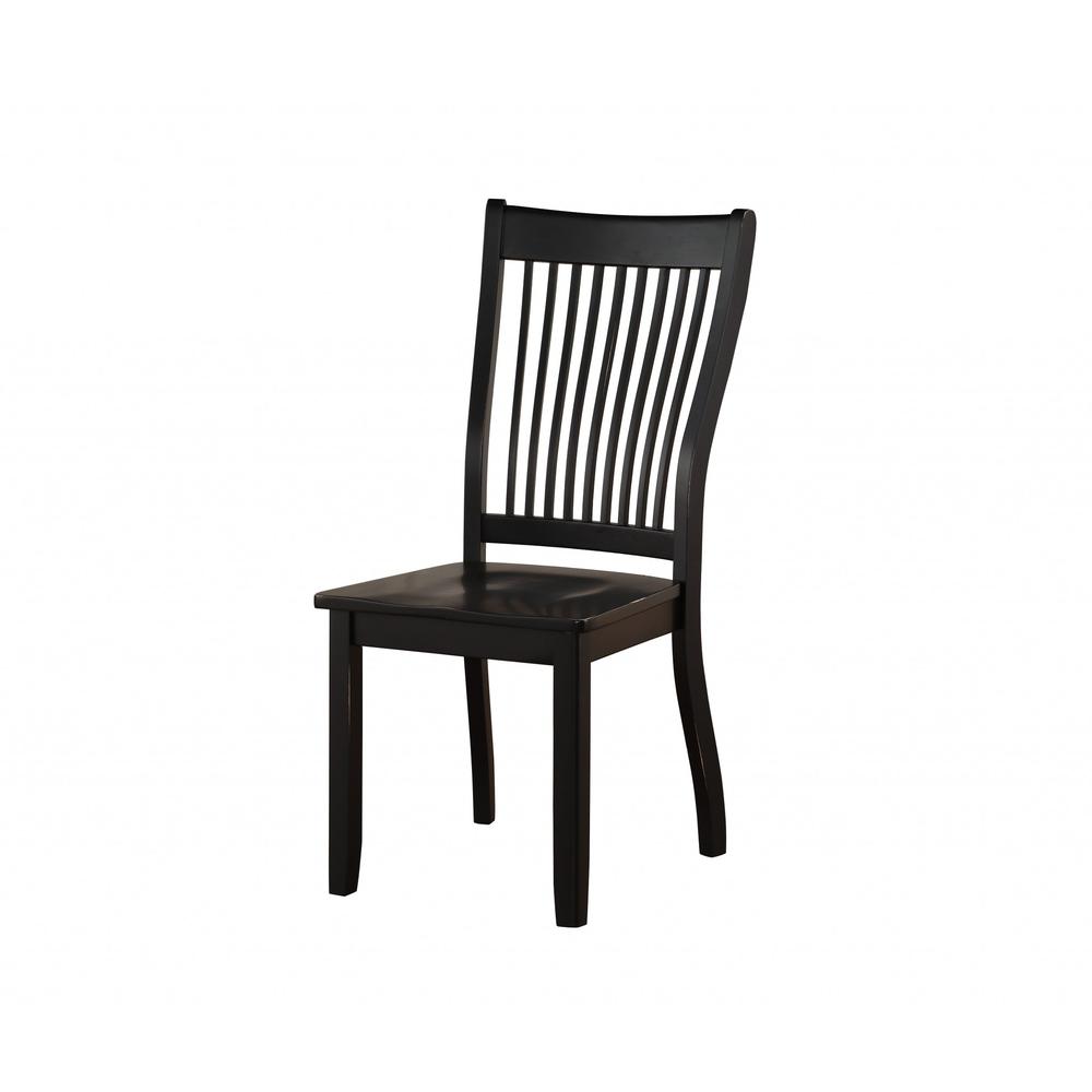 22 x 24 x 39 Black - Side Chair  (Set-2) - 318943. Picture 6