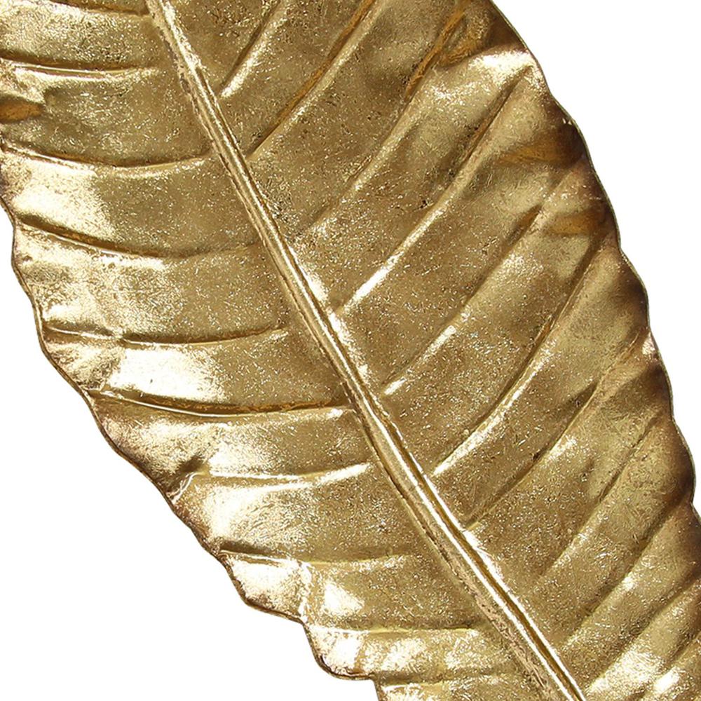 Gold Elegant Leaf Wall Decor - 321350. Picture 6