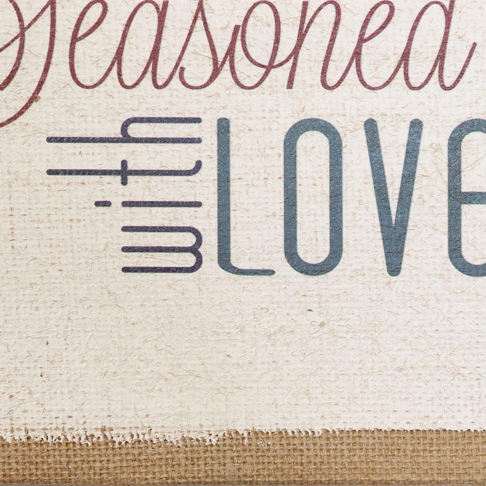 Seasoned With Love Burlap Wall Decor - 321403. Picture 7
