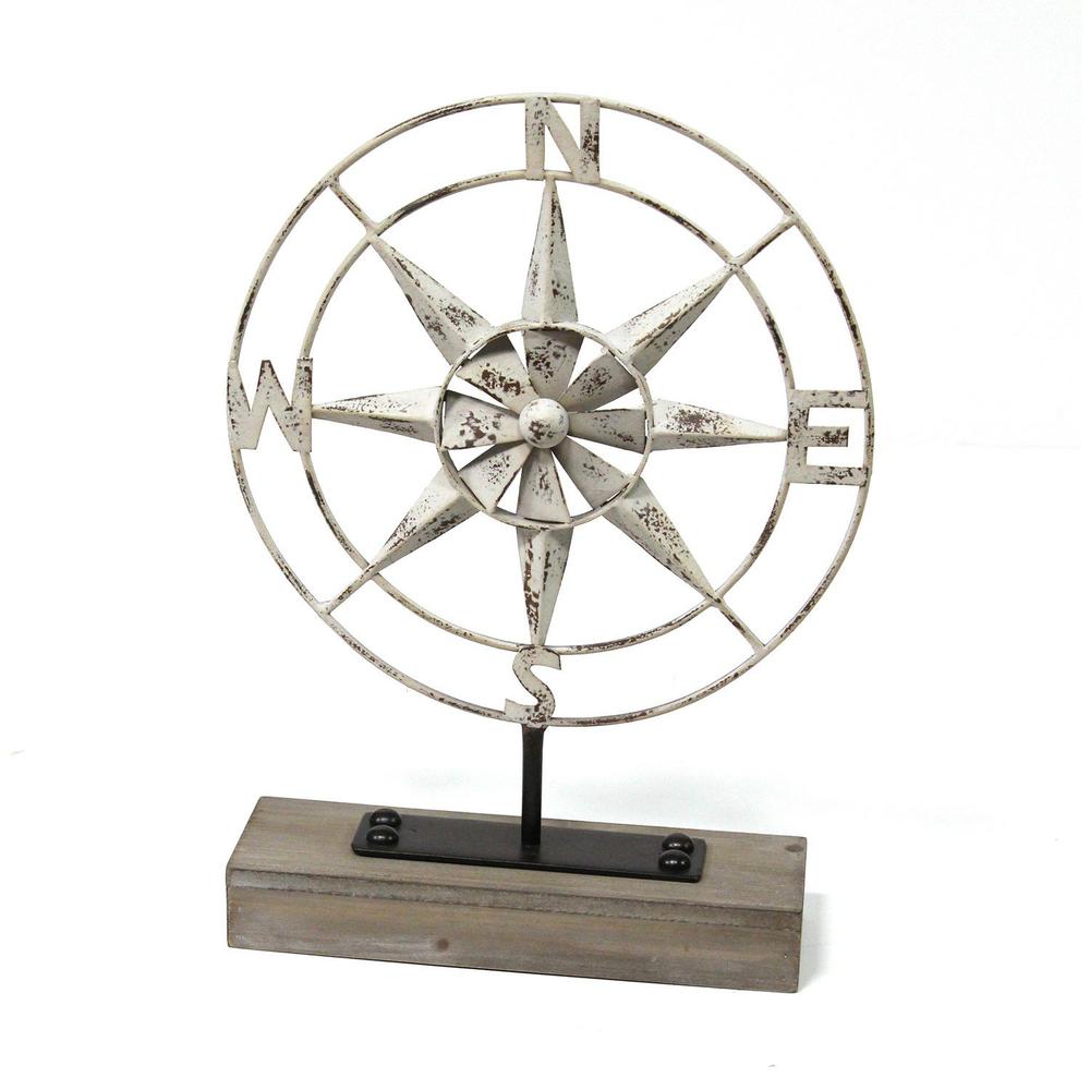 Compass of the Sea Metal and Wood Table Top Decor - 329363. Picture 5