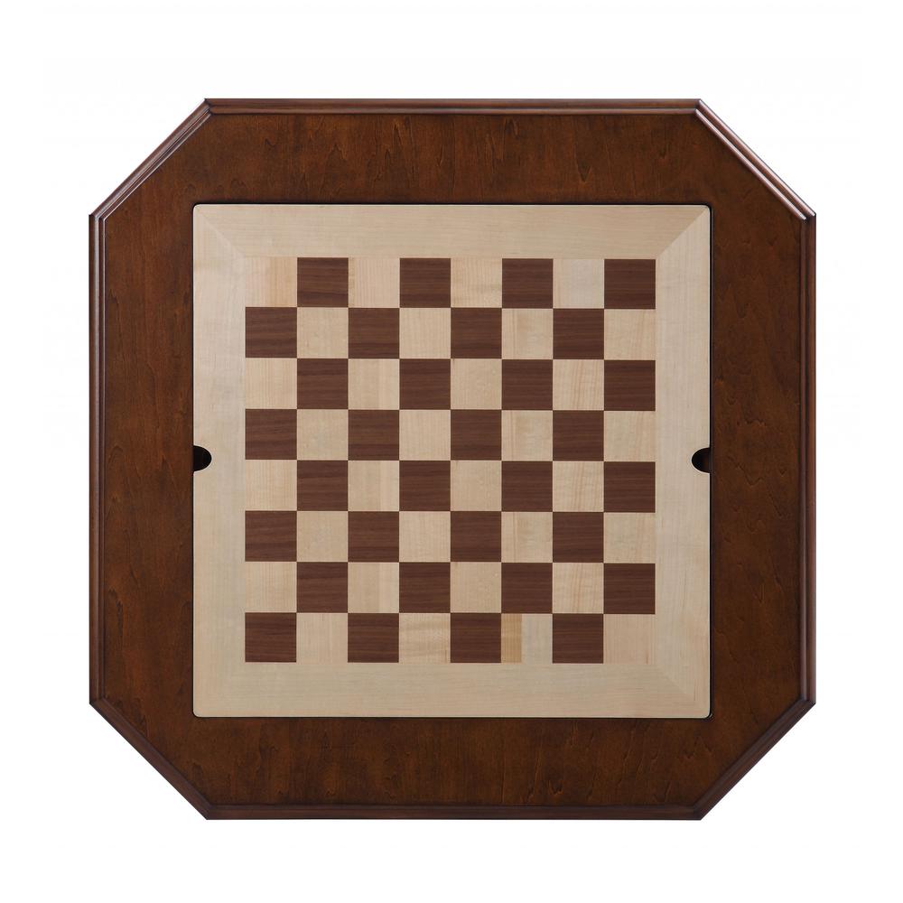 28" X 28" X 30" Cherry Wood Poly-Resin Game Table - 347432. Picture 5