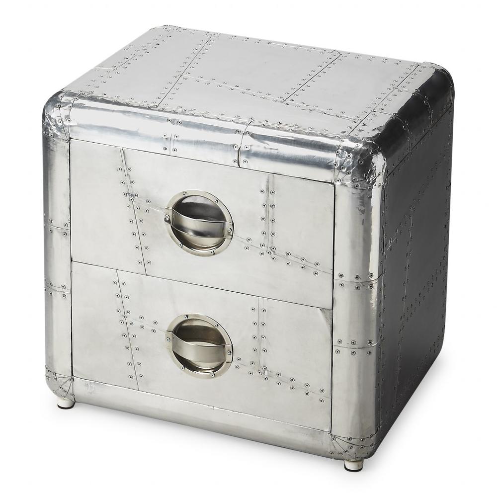 Midway Aviator Side Table Silver. Picture 2