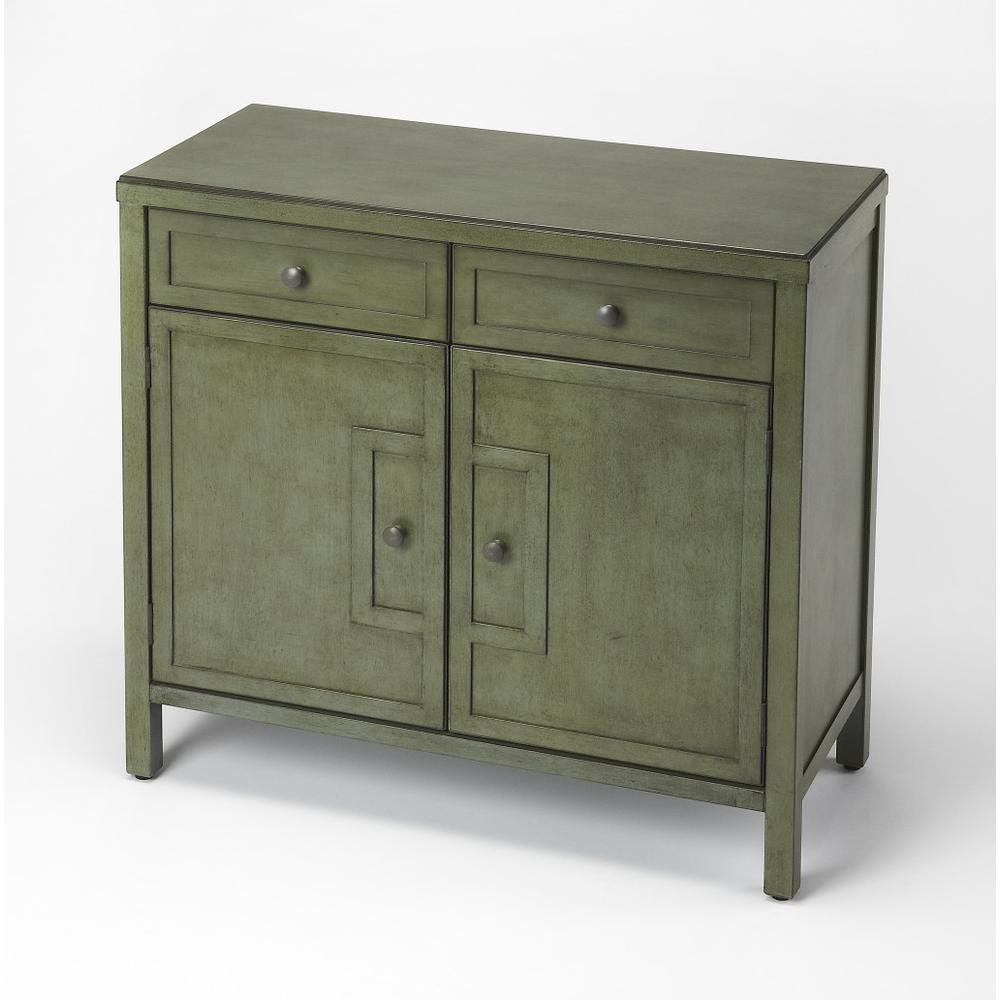 Imperial Green Console Cabinet Green. Picture 2