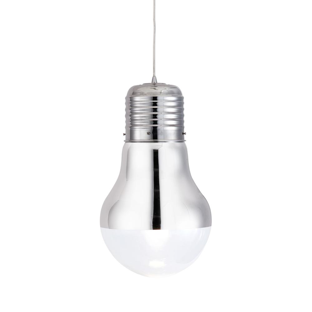 Silver Bulb Ceiling Lamp Chrome. Picture 5