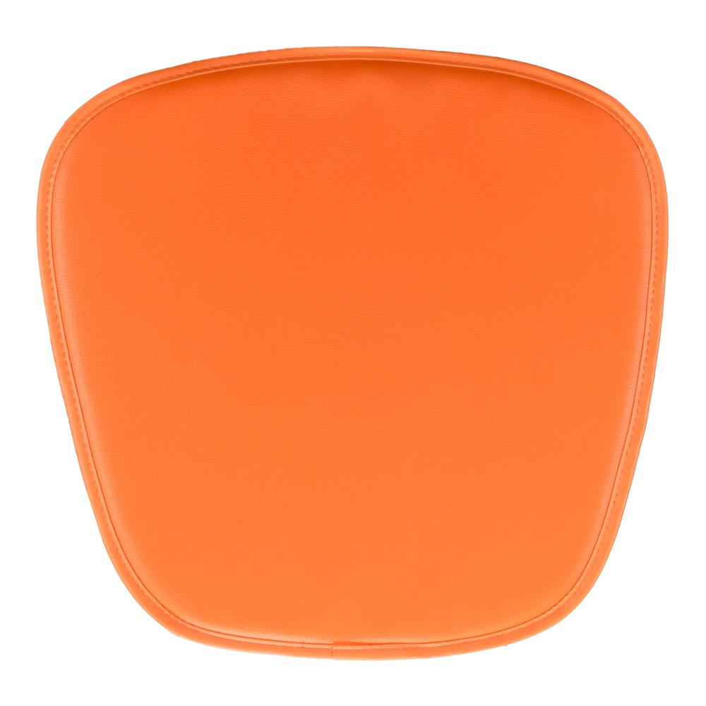 Wire Mesh Cushion Orange Orange. Picture 8