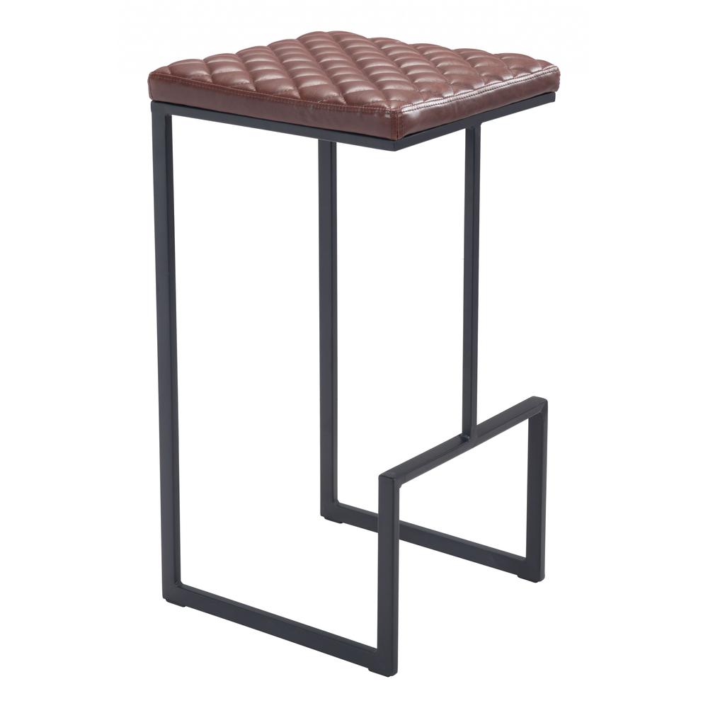 Element Barstool Brown Brown. Picture 9