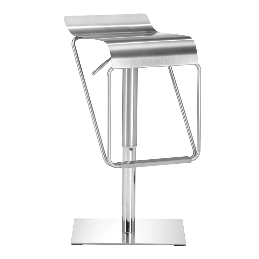 Dazzer Barstool Brushed Stainless Steel Silver. Picture 8