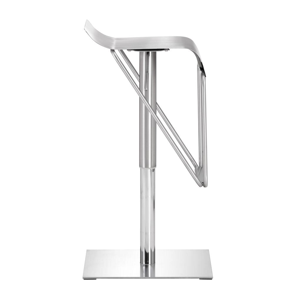 Dazzer Barstool Brushed Stainless Steel Silver. Picture 9