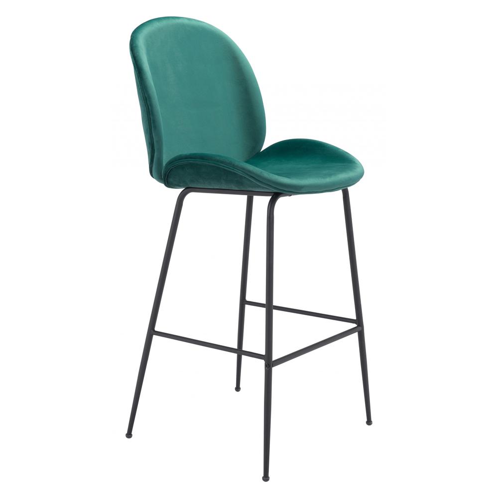 Miles Bar Chair Green Green. Picture 9