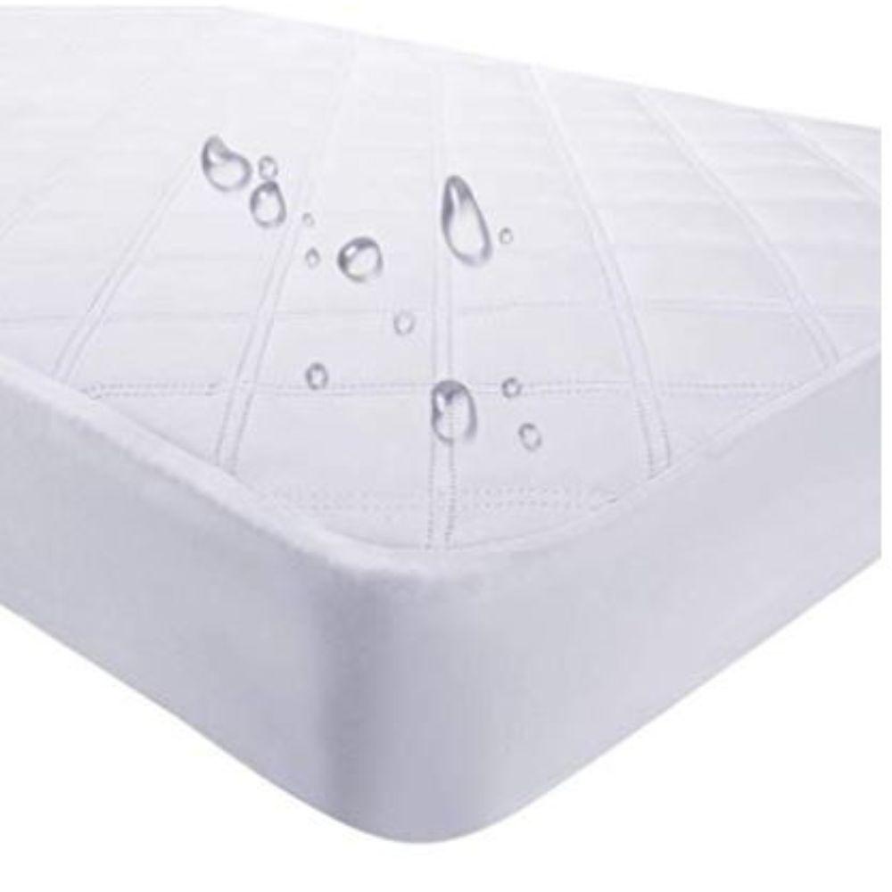 9" Waterproof Bamboo Terry Crib Mattress Pad Liner Mattress Cover Only - 248206. Picture 1
