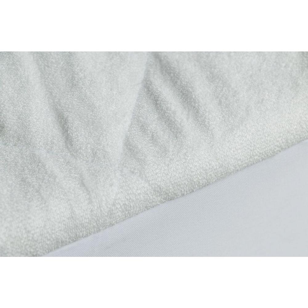 9" Waterproof Bamboo Terry Crib Mattress Pad Liner Mattress Cover Only - 248206. Picture 4