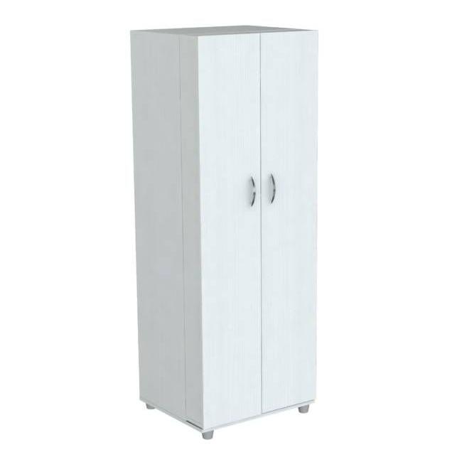 White Finish Wood Storage Cabinet with Two Doors - 249838. Picture 3