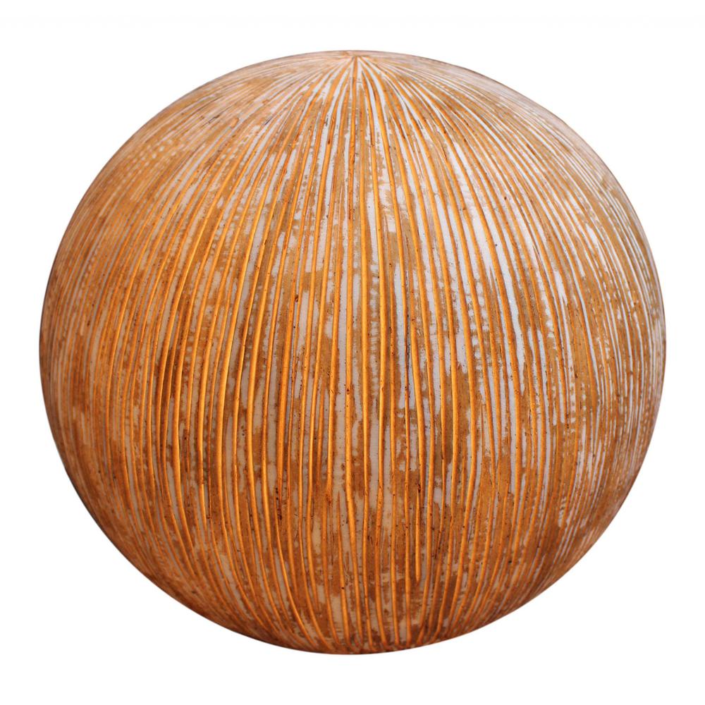 1" x 16" x 14" Sandstone, Ribbed Finish, Outdoor, Light - Ball - 274811. Picture 1