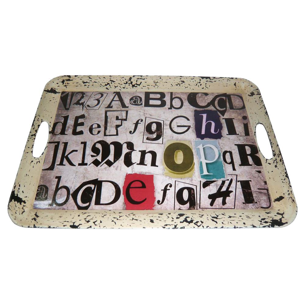 1" x 20" x 15" Multi Color Metal  Inspiration Tray - 274836. Picture 1