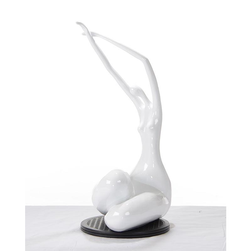24" White Lass Sculpture - 284060. Picture 1