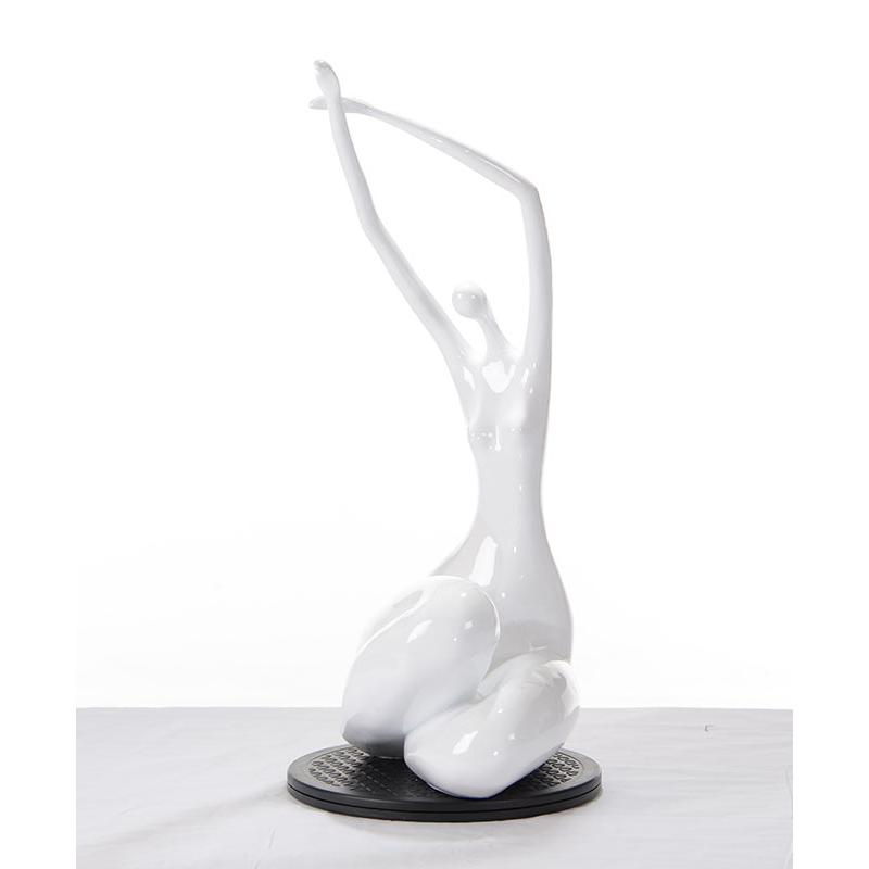 24" White Lass Sculpture - 284060. Picture 2