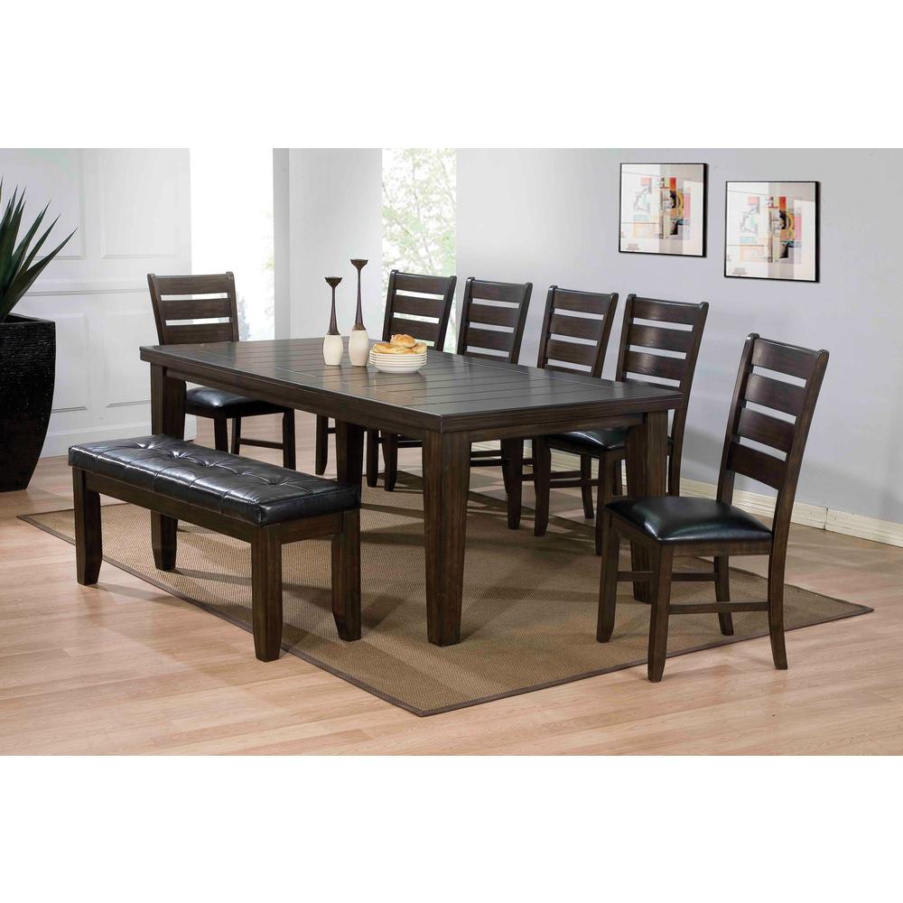 42" X 48-66" Espresso Dining Table - 286029. Picture 1