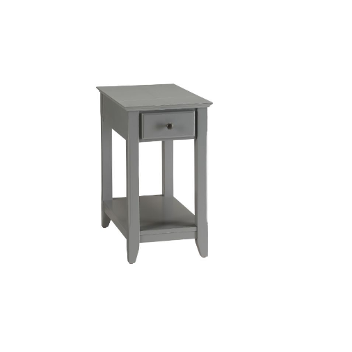 Cutie Compact Gray Single Drawer End Table - 286315. Picture 2