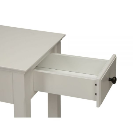 Cutie Compact White Single Drawer End Table. Picture 3