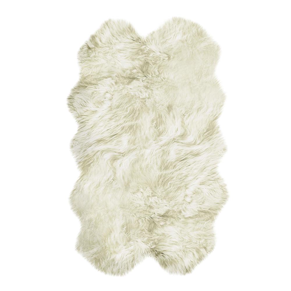 Natural White New Zealand Sheepskin Area Rug - 293196. Picture 1