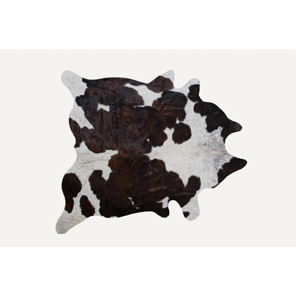 72" x 84" Tricolor, Cowhide - Rug - 294259. Picture 1
