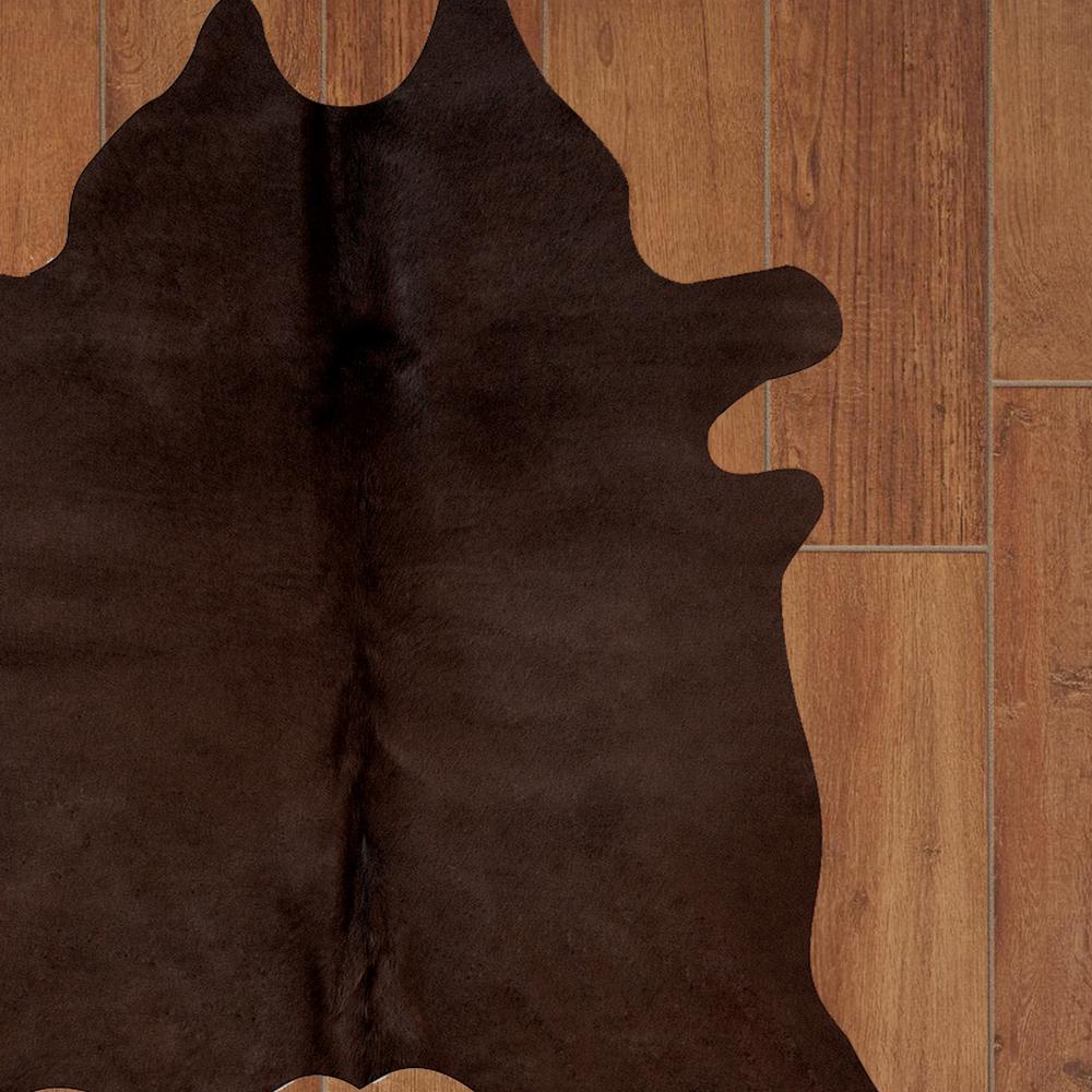 72" x 84" Chocolate, Cowhide - Rug - 316707. Picture 3