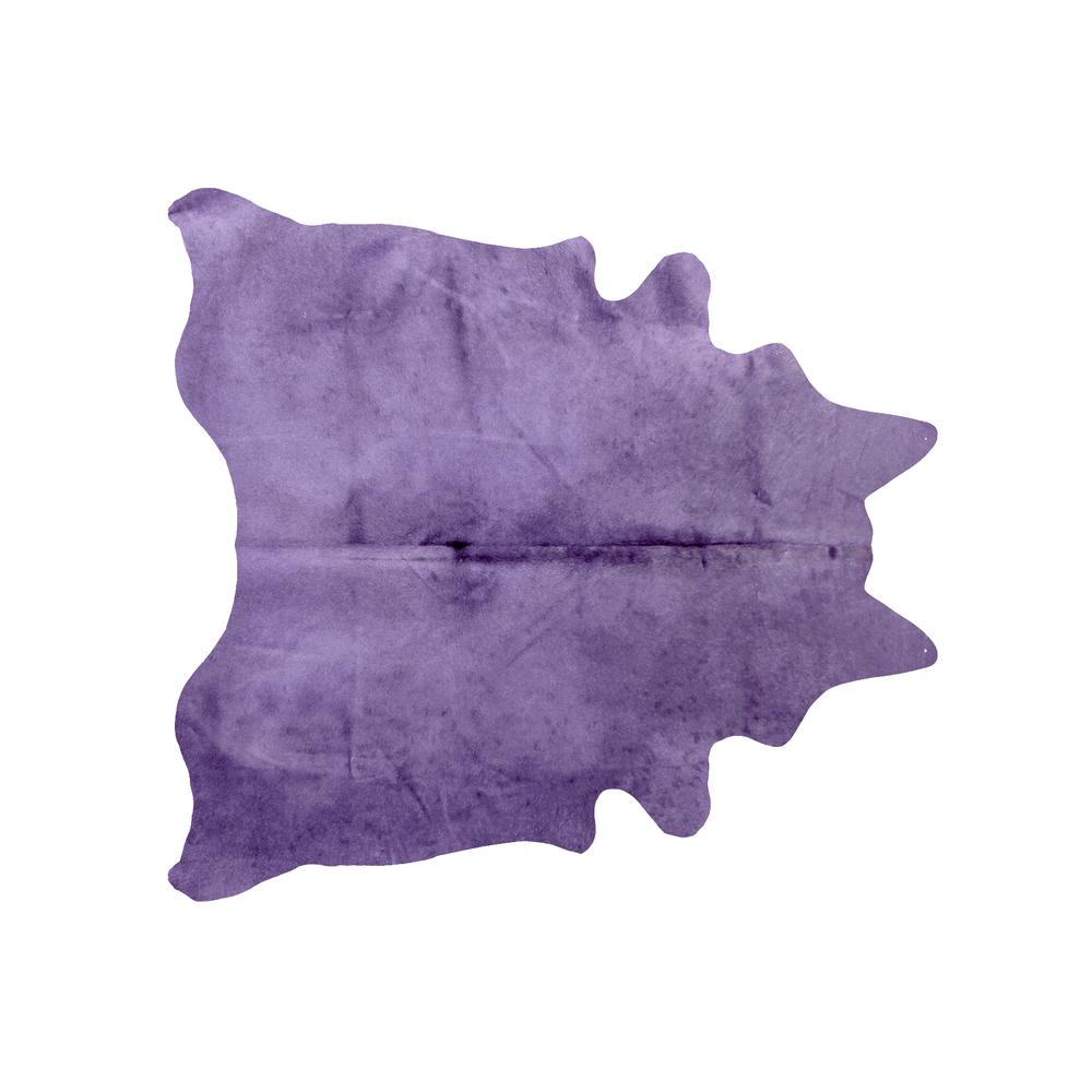 72" x 84" Purple, Cowhide - Rug - 316712. Picture 1