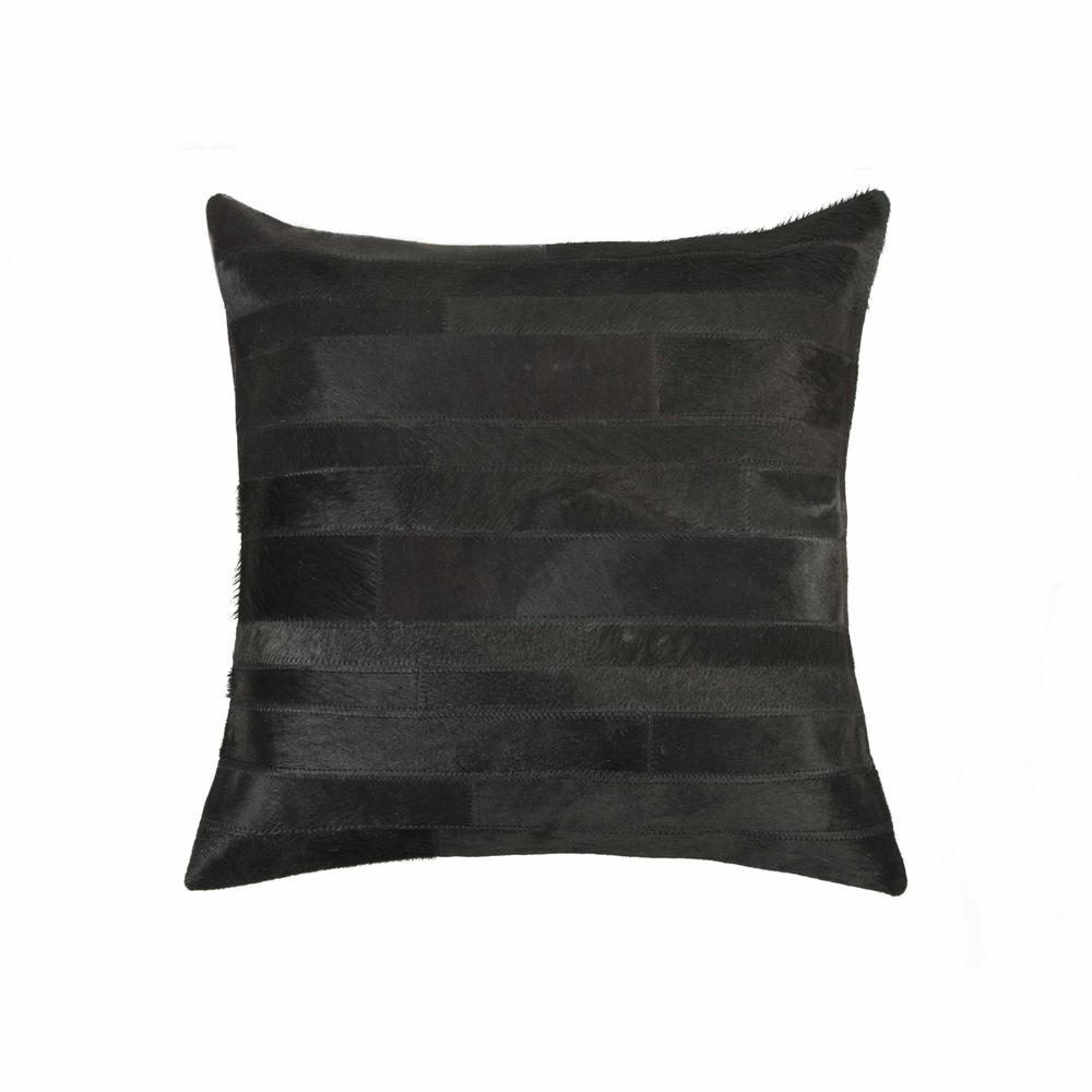 18" x 18" x 5" Black  Pillow - 316766. Picture 1