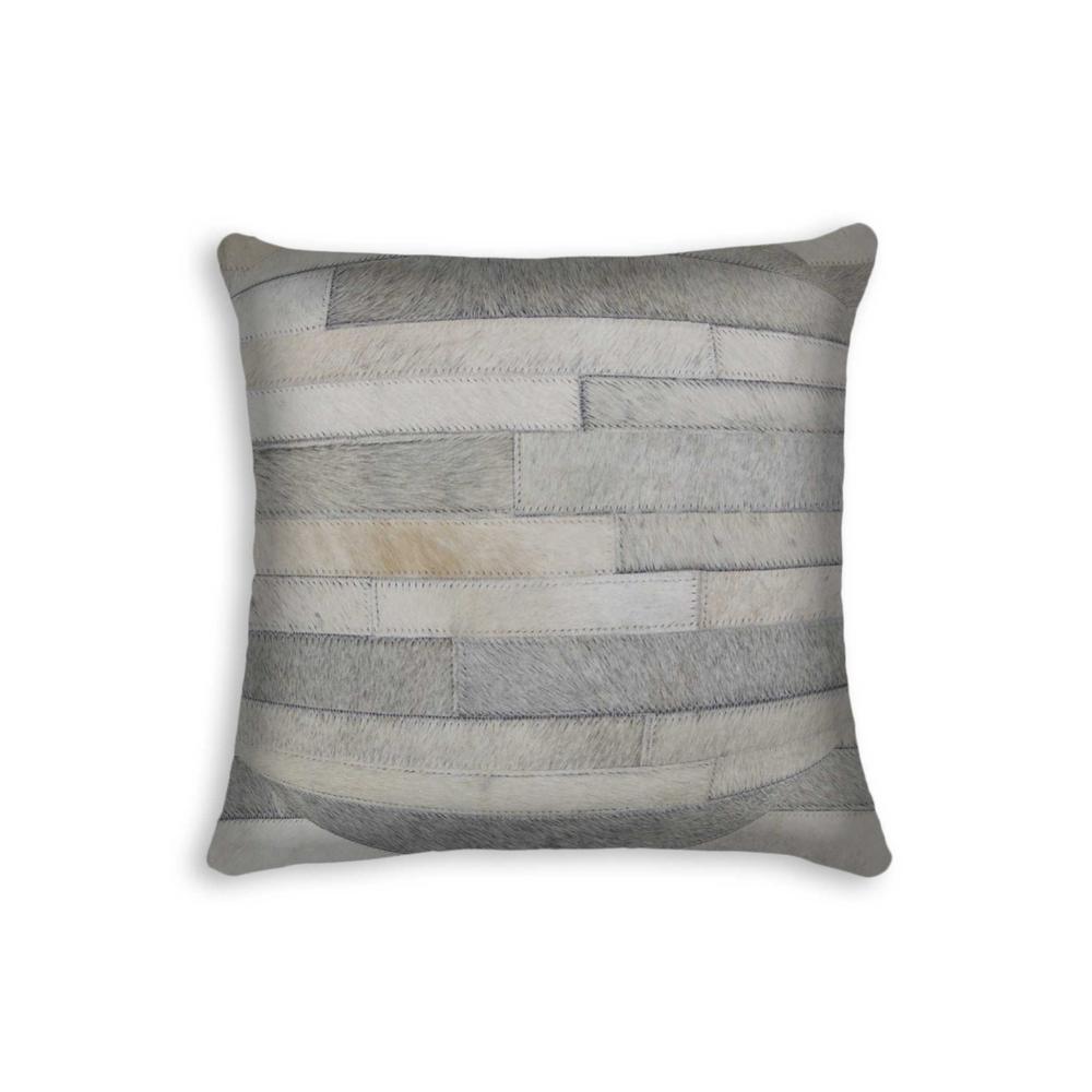 18" x 18" x 5" Gray  Pillow - 316767. Picture 1