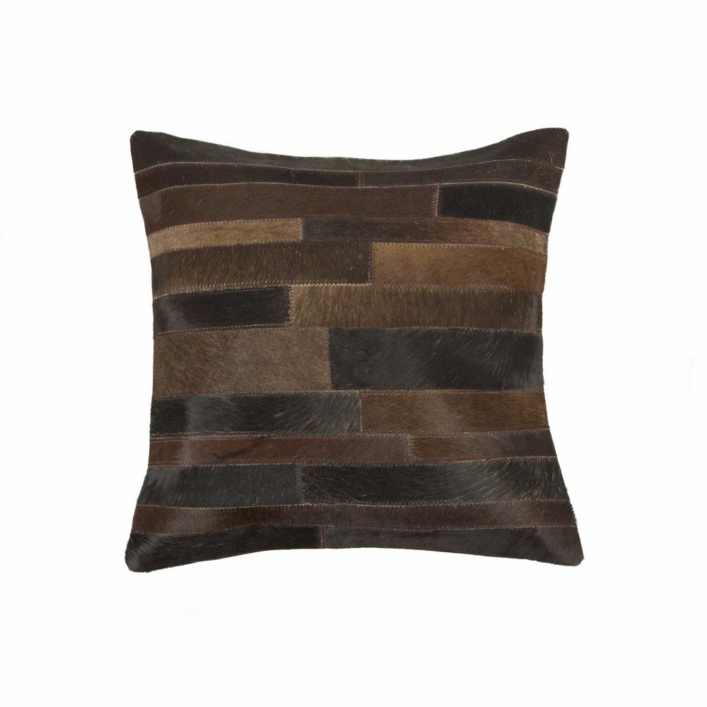 18" x 18" x 5" Chocolate  Pillow - 316768. Picture 1