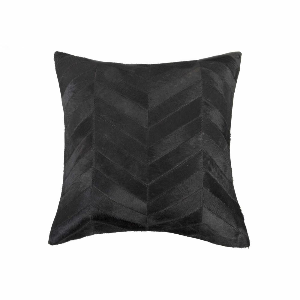 18" x 18" x 5" Black And Natural  Pillow - 316839. Picture 1
