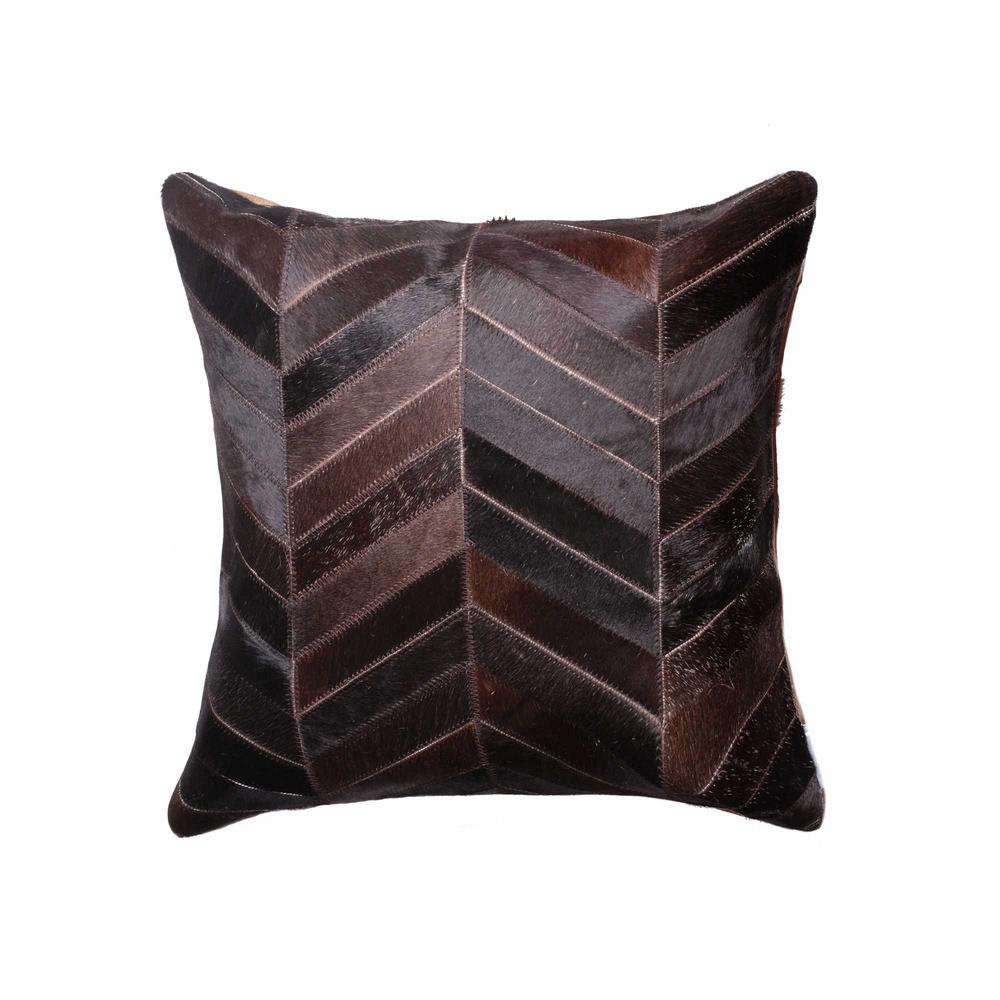 18" x 18" x 5" Chocolate  Pillow - 316842. Picture 1