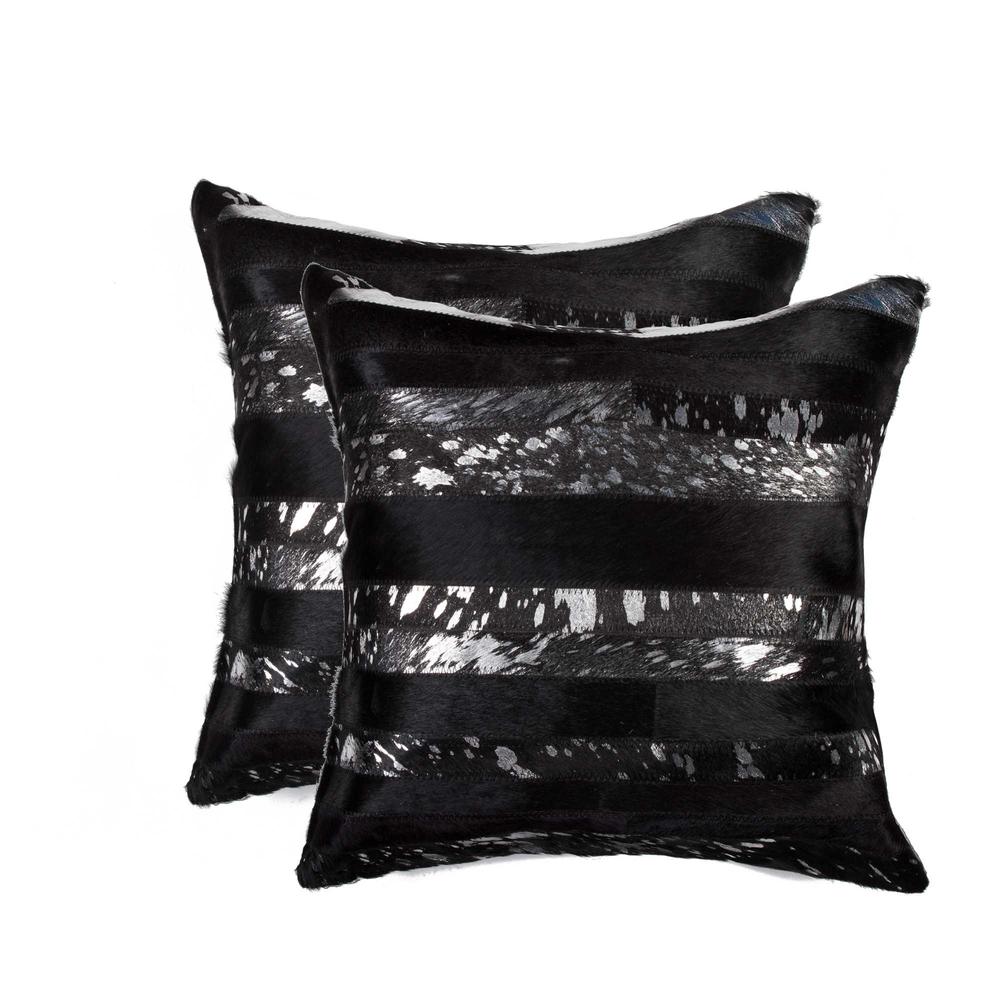 18" x 18" x 5" Gold And Black  Pillow 2 Pack - 316941. Picture 1