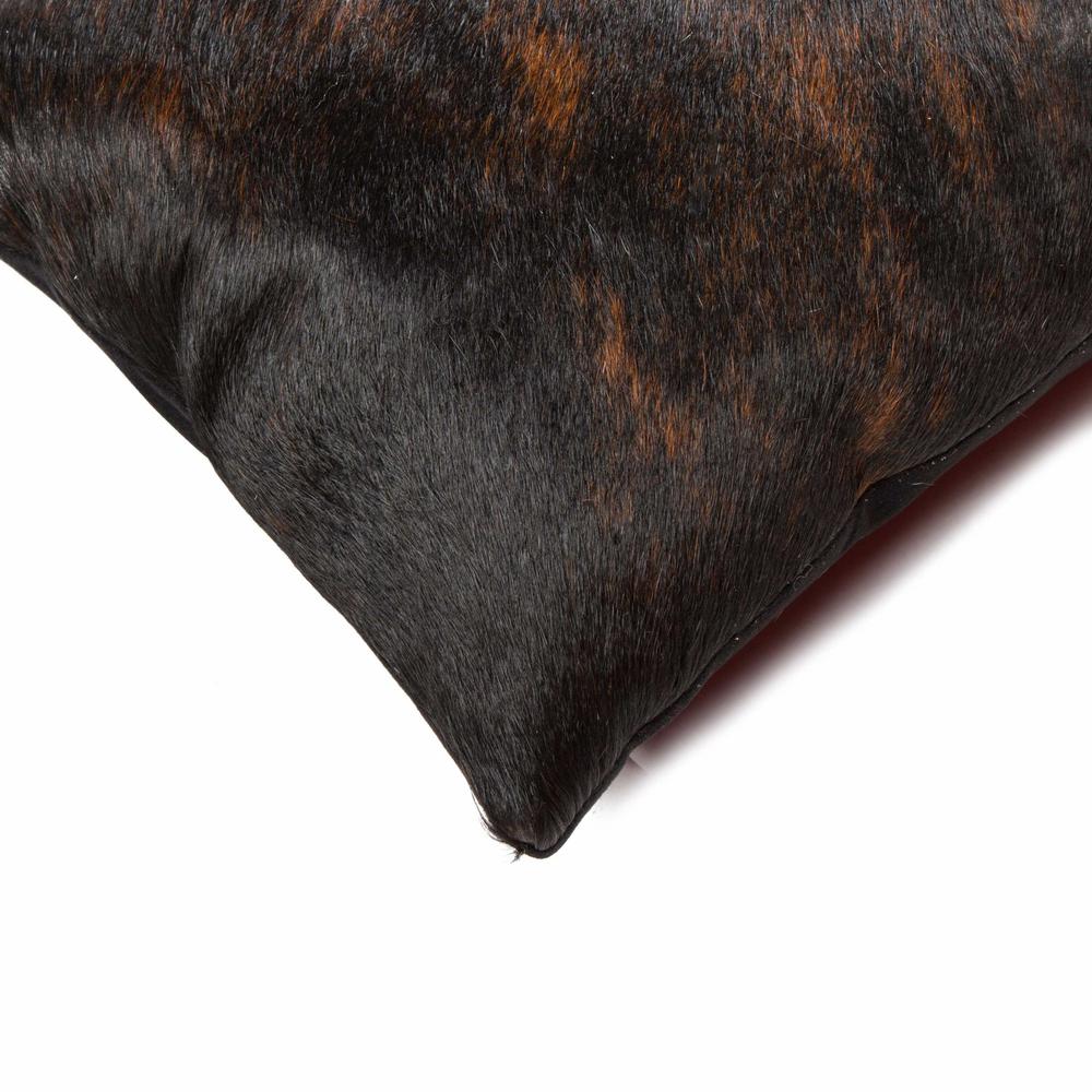 18" x 18" x 5" Chocolate Cowhide  Pillow 2 Pack - 317092. Picture 2