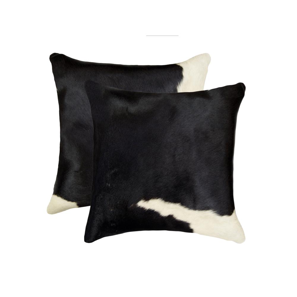 18" x 18" x 5" Black And White  Pillow 2 Pack - 317289. Picture 2