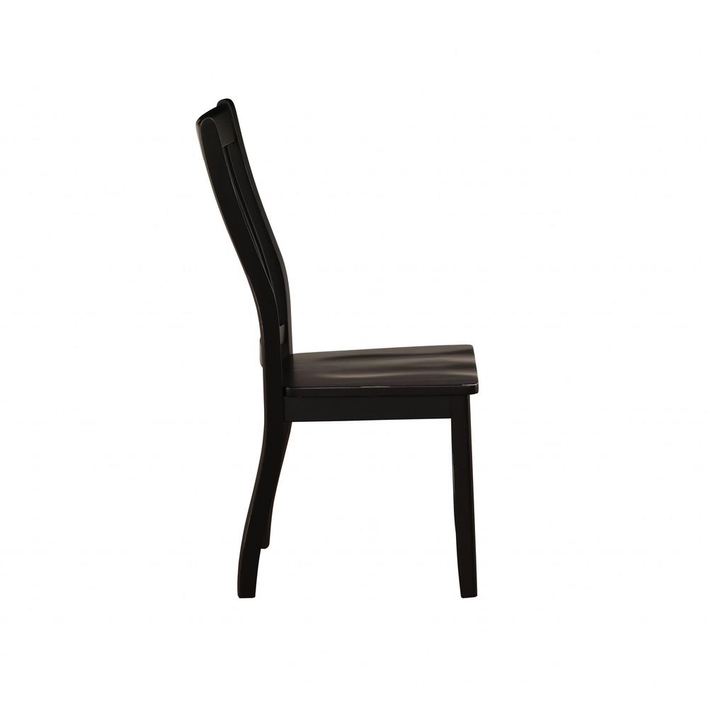 22 x 24 x 39 Black - Side Chair  (Set-2) - 318943. Picture 4