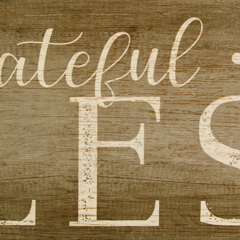Grateful  Thankful  Blessed Wooden Wall Decor - 321210. Picture 3