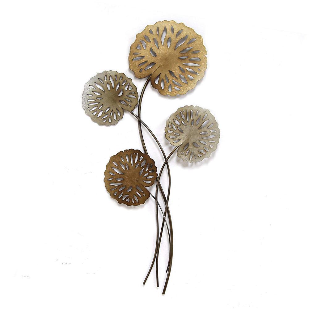 Water Lilies Metal Wall Decor - 321375. Picture 1