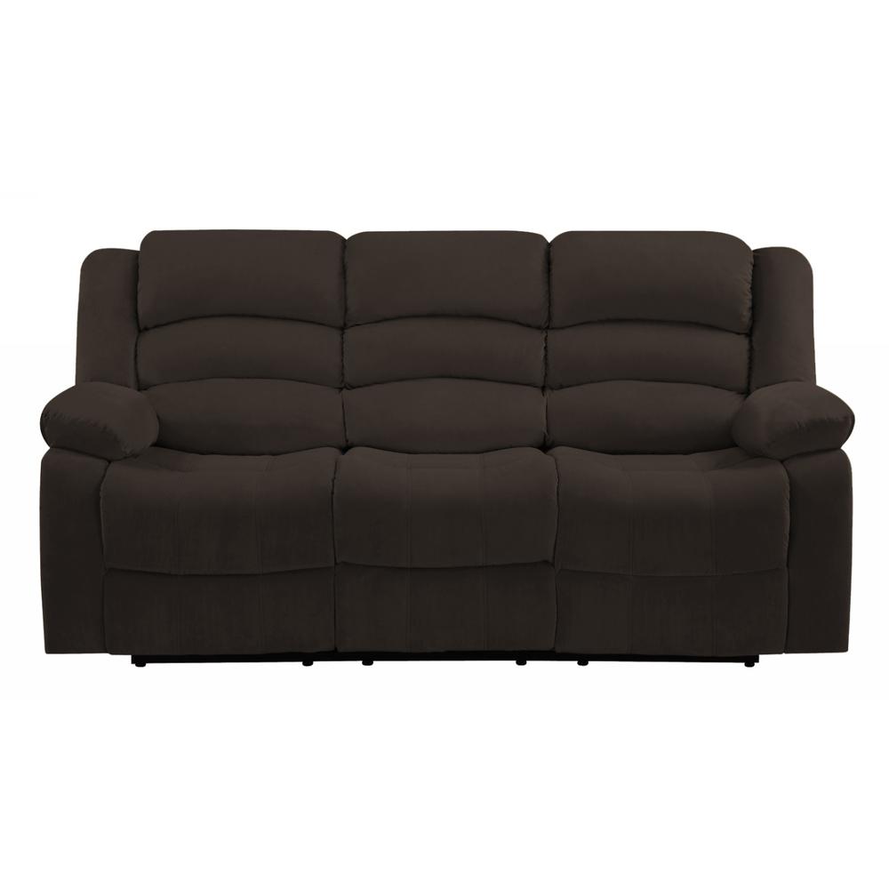 40" Contemporary Brown Fabric Sofa - 329367. Picture 1