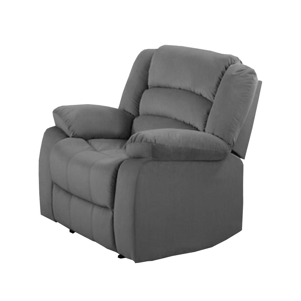 40" Contemporary Grey Fabric Chair - 329377. Picture 2
