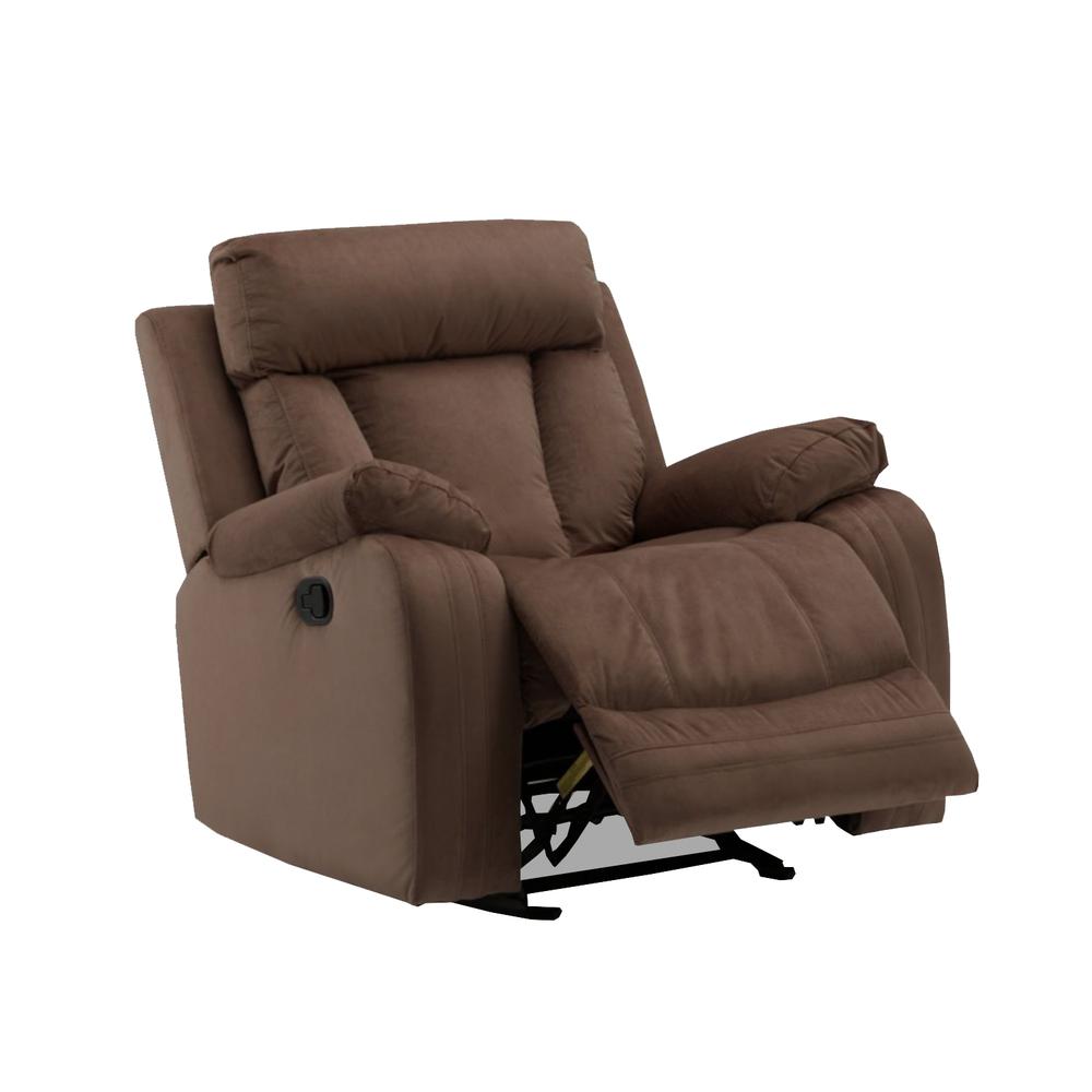 40" Modern Brown Fabric Chair - 329381. Picture 2
