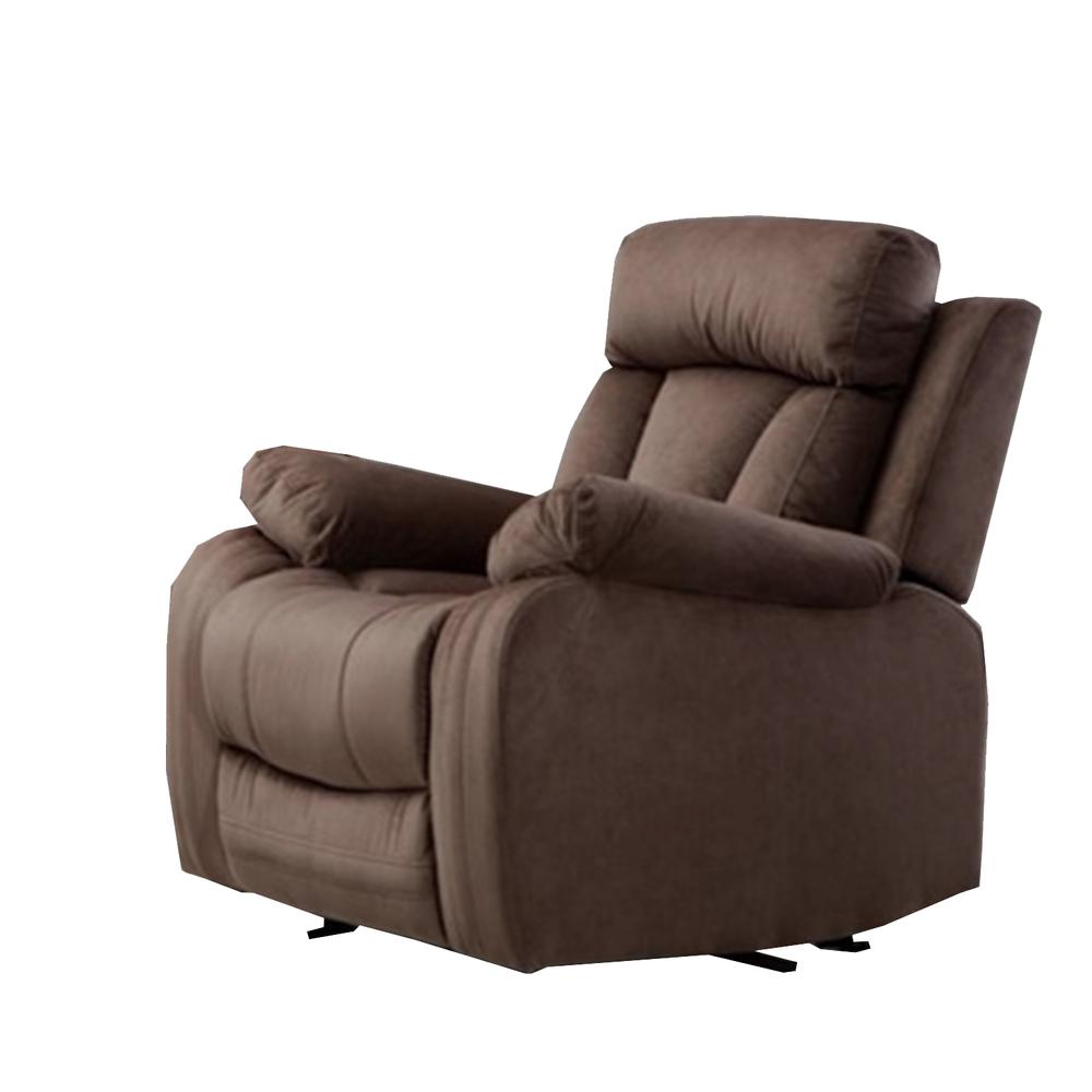 40" Modern Brown Fabric Chair - 329381. Picture 3