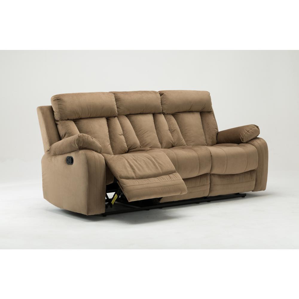 40" Modern Beige Fabric Sofa - 329383. Picture 1