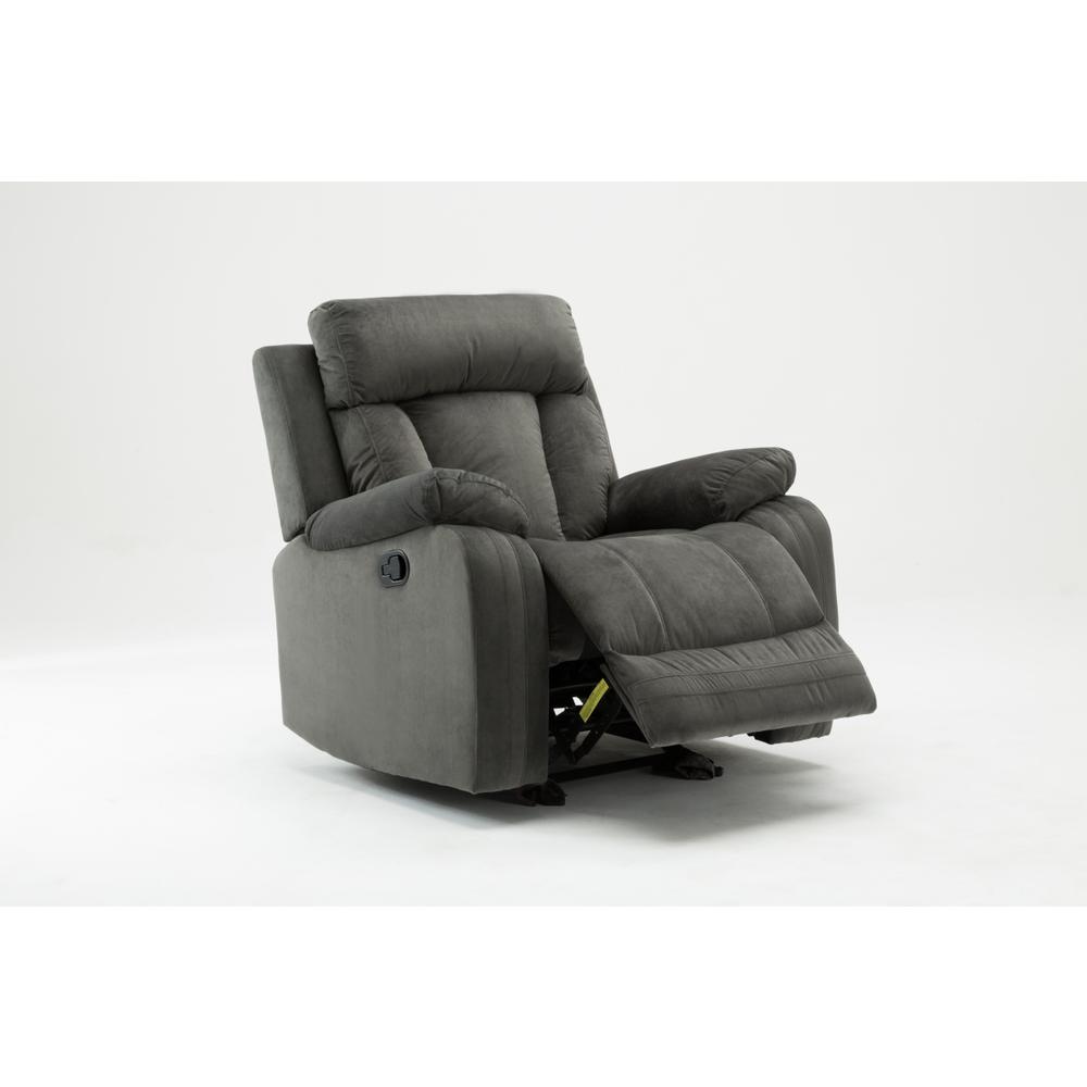 40" Modern Grey Fabric Chair - 329389. Picture 1
